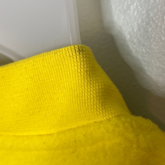 Vintage Adidas Yellow Half Zip Sport Pullover Size XL - Picture 6 of 10